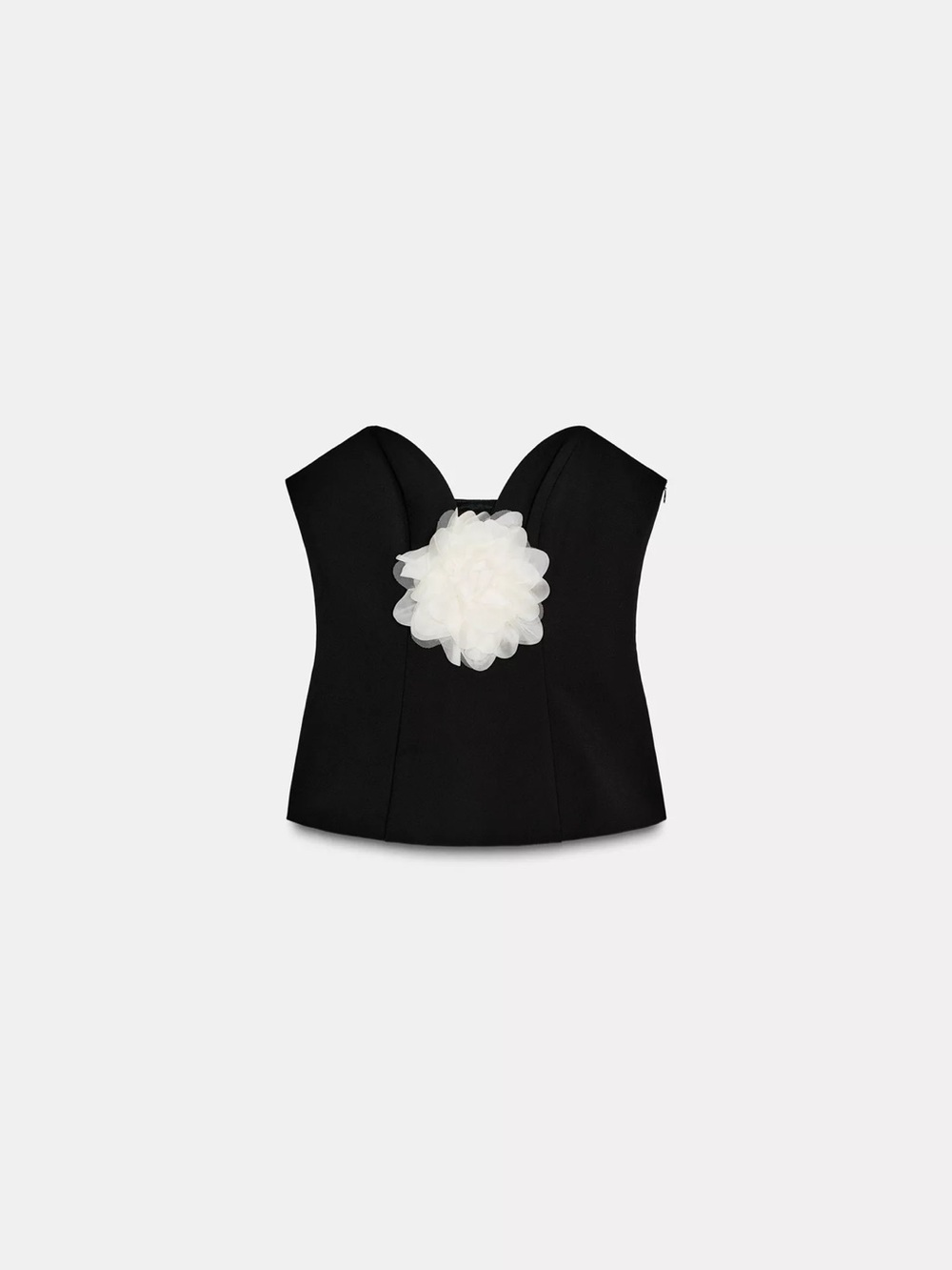 CONTRAST FLORAL BANDEAU TOP
BLACK Zara small